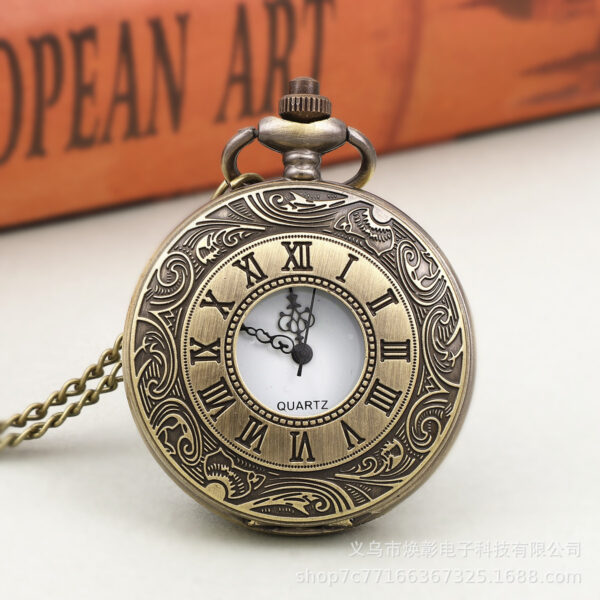 Wholesale Vintage carved hollow pocket watch
