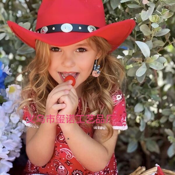 O1CN01C1zFtw2B5xeSQN0Ay_2219808268288-0-cib Wholesale Independence Day Butterfly Cow Finger Eagle Pendant Earrings