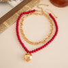 O1CN01C3giAp23kFcOqJjQ5_2588757293-0-cib Wholesale Red acrylic OT buckle heart-shaped pendant necklace