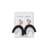 Wholesale Valentine's Day arched love ear acrylic earrings