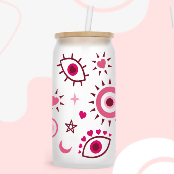 Wholesale UV Transfer Paste Glass Crystal Label Crystal Paste Cross-border Special Paste for 16oz Glass Cup 23cmX11cm