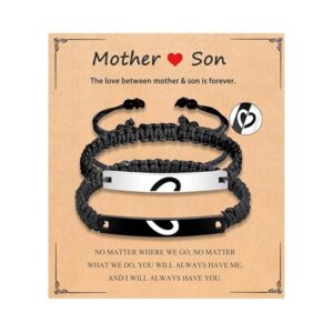 Black+mother and son