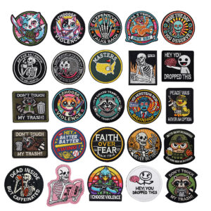 Wholesale Tactical morale badge fun and humorous satire English embroidery DIY Patches