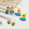 O1CN01C6HLaa1ZBUw7mvfu9_2925713156-0-cib Wholesale Valentine's Day Rainbow Love Acrylic Earrings