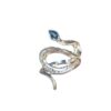 O1CN01C8OWp31l5L5Kgfp9O_2216005864767-0-cib Wholesale Silver inlaid colorful topaz snake ring