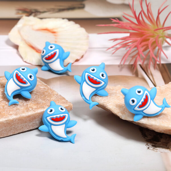 O1CN01C9FIl91l4QNrYeOsX_2219500044765-0-cib Wholesale 5pcs Marine Animal Rubber Accessories Loose Beads