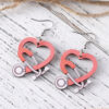 O1CN01C9LzCz1ZzQHXhRy3b_2214986983265-0-cib Wholesale Heart Hollow Pendant Earrings Wooden Double-Sided Jewelry