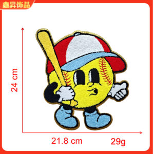 Hot melt glue*yellow*baseball*baseball doll*height 24*21.8cm