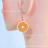 Wholesale Fruit Resin Lemon Slice Jewelry Set