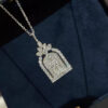 Wholesale The Gate of Happiness Full Diamond Castle Necklace