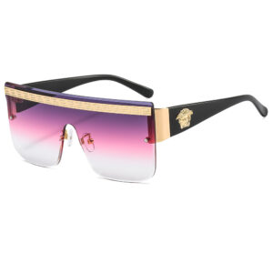 Gold frame progressive purple