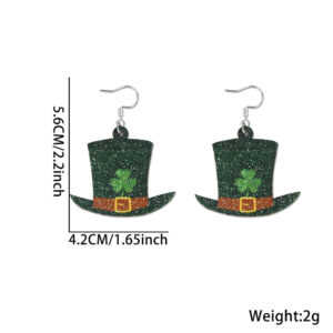 Top hat style / Irish earrings