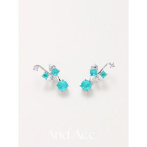 Paraiba Double Floating Earrings