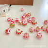 O1CN01CM4NbM1g1bhzv7X7B_2215525424082-0-cib Wholesale pink series heavy oil hand-painted beads loose beads mixed DIY handmade beaded material mobile phone chain pendant accessories