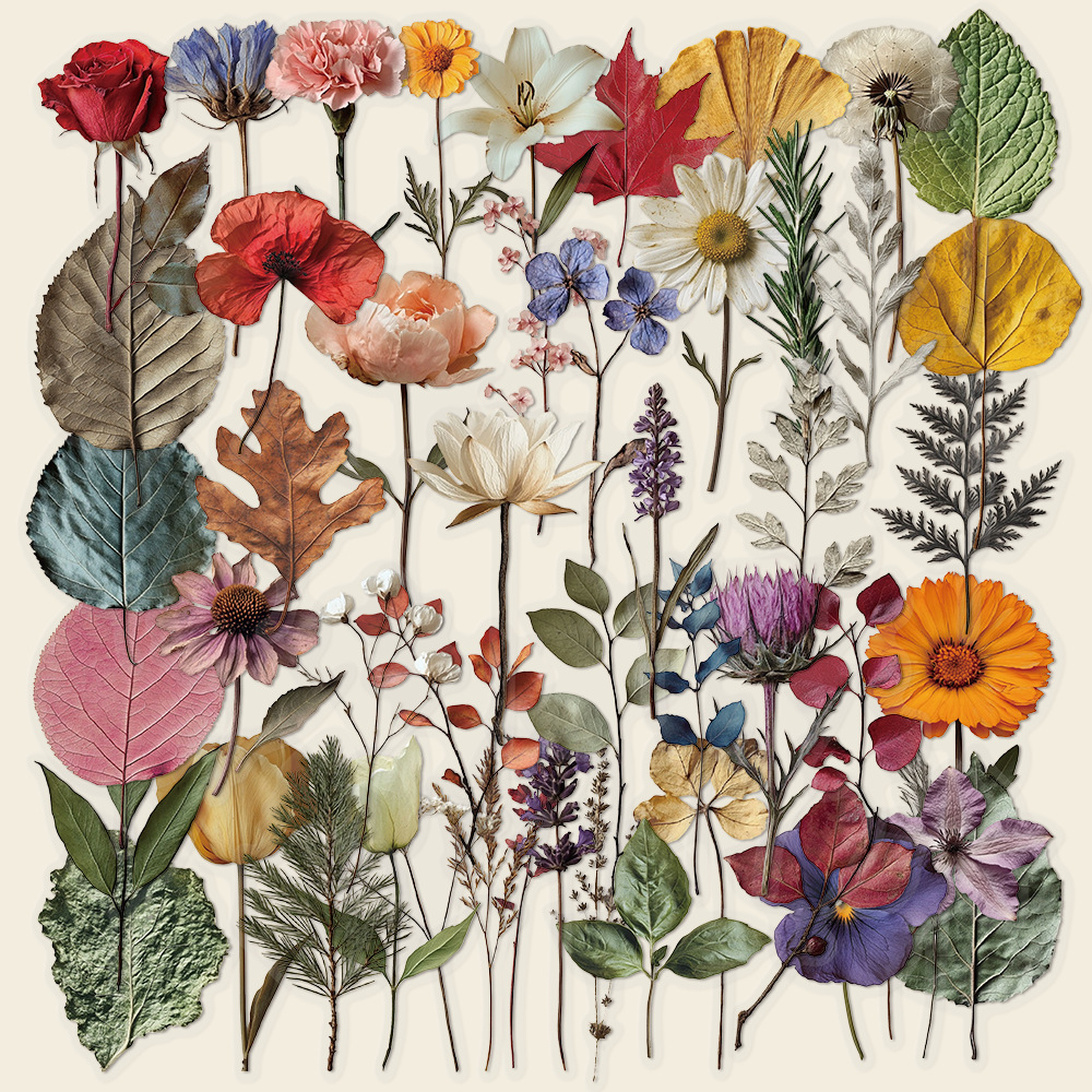 Wholesale plant and flower waterproof vinyl stickers