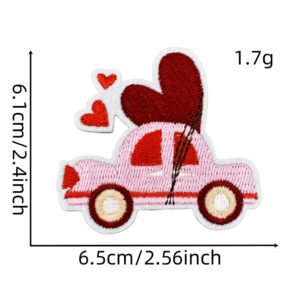 Pink couple cloth sticker 8#