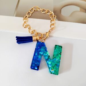 Blue chain letter n