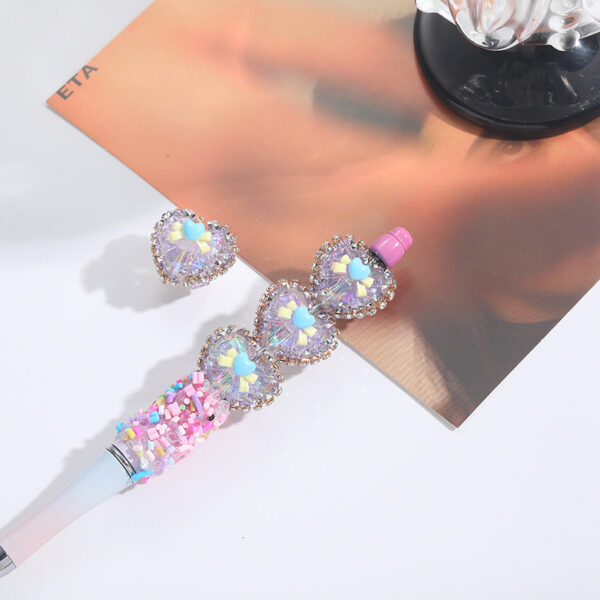 O1CN01CQ8FKL25LB1YMLl0Y_2217520477509-0-cib Wholesale 10pcs Magic Wand Full Diamond Love String Ballpoint Pen Beads