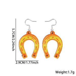 Horseshoe style / Irish earrings