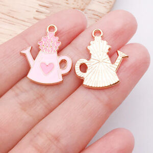1 pink oil dripping love watering bottle 21x18x1mm-1.3g-25172