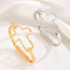 Wholesale Cross-shaped love plated bracelet