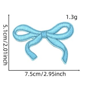 Bow cloth stickers 8#