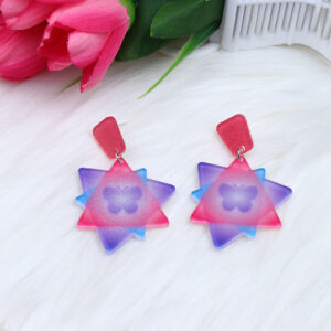 Colorful purple butterfly