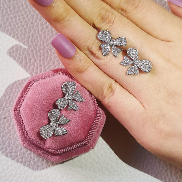 Wholesale Bow Small and Versatile Earrings