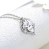 Wholesale Mother-Child Pendant Mother's Day Gift Heart-Shaped Necklace