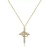 Wholesale Stylish Women's Necklace with Creative Cross Pendant