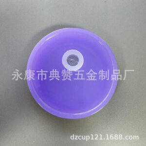 Purple-plastic cover / Fits 16oz glass