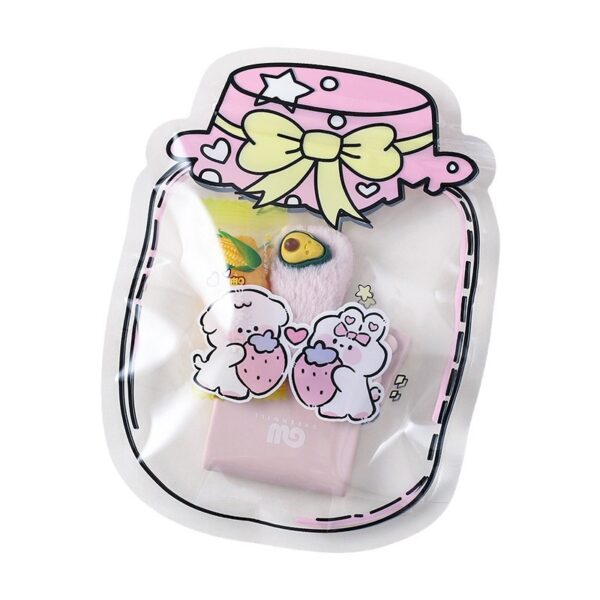 Wholesale Cartoon Cute Ziplock Transparent Storage Bag