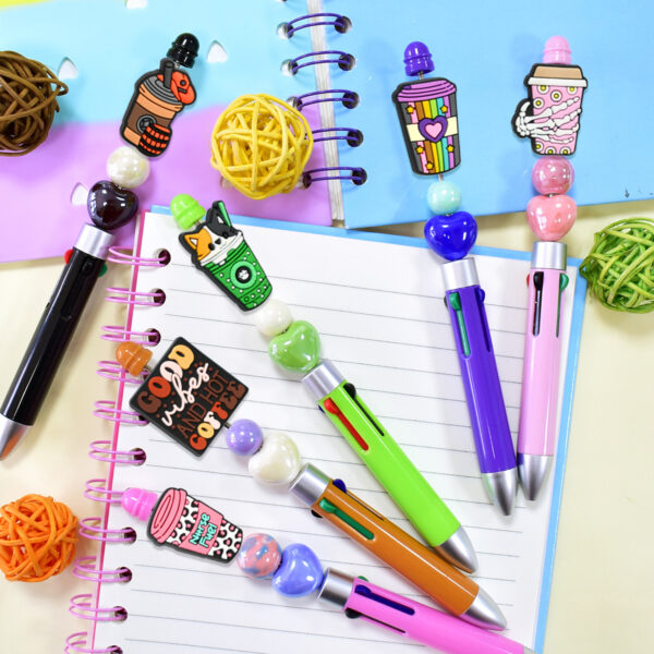 Wholesale Random 100pcs Creative Coffee Series Focal Beads