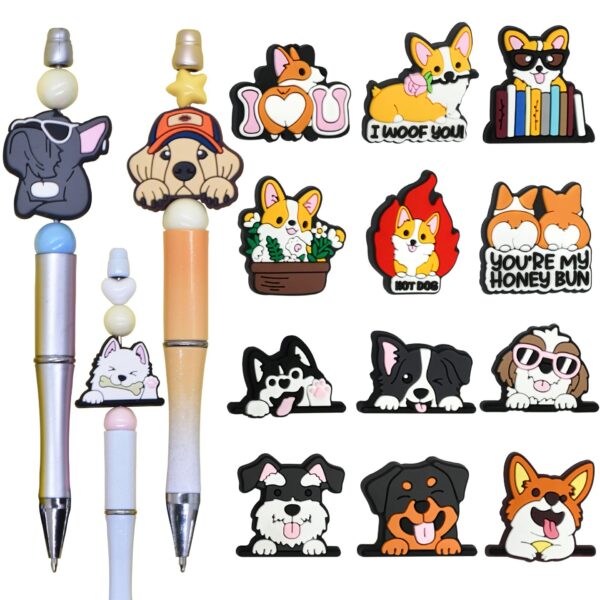 Wholesale Random 30pcs Cute Cartoon Animal Focal Beads