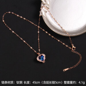 Rose gold inner Blue A014