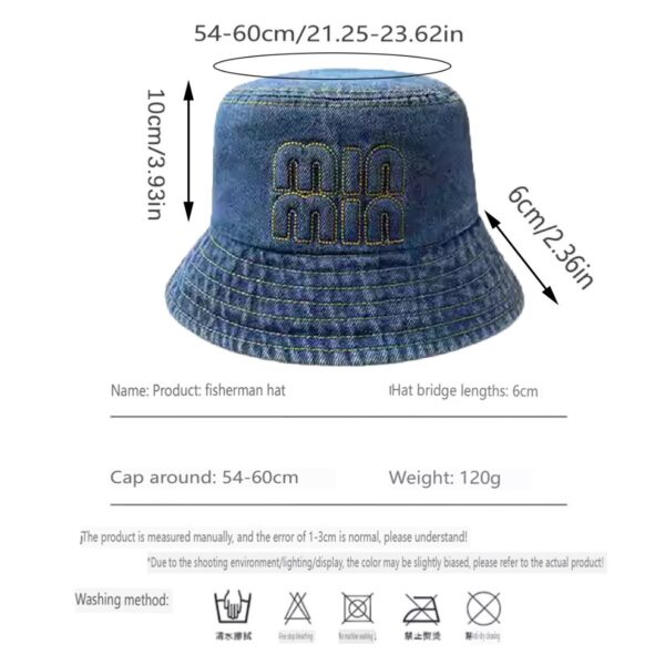 Wholesale fisherman hat concave-convex letter min washing cap sunscreen sunshade