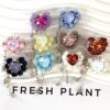 Wholesale 10pcs Colorful Love Flower Crown Diamond Ball Beads