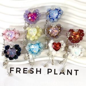 O1CN01Cj84ST1iSkVtMFkE8_2220041874412-0-cib Wholesale 10pcs Colorful Love Flower Crown Diamond Ball Beads
