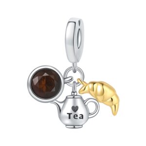 Otc1132-afternoon tea croissant pendant
