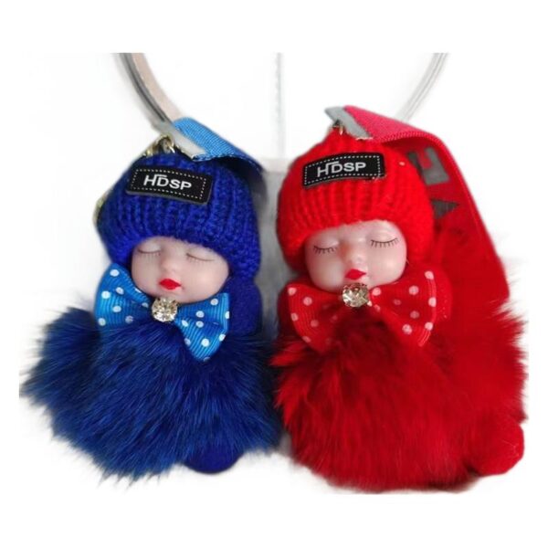 O1CN01Co8ene1h3jB7G375c_0-cbu_common_content Wholesale Cute Fur Sping Doll Keychain