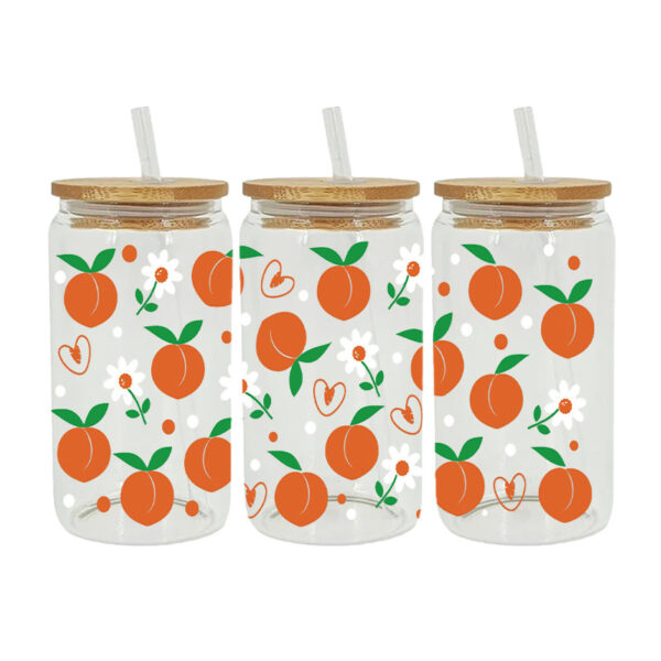 Wholesale UV Transfer Paste Glass Crystal Label Crystal Paste Cross-border Special Paste for 16oz Glass Cup 23cmX11cm