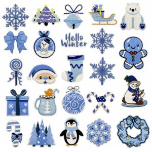 Winter cartoon cloth sticker 2 #