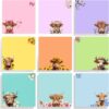 Wholesale Colorful cat-shaped tear-off high-adhesion sticky notes