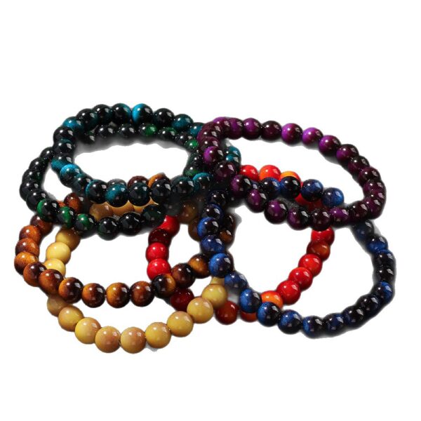Wholesale Glass Dopamine Imitation Tiger Eye Bracelet