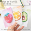 Wholesale Colorful cartoon fruit sticky notes