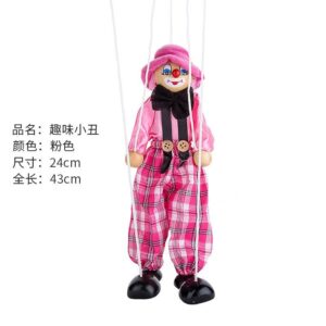 Threading puppets pink
