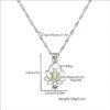 Wholesale Luminous Lotus Pendant Alloy Necklace