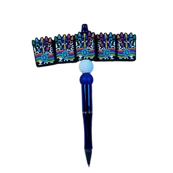 O1CN01CytB6I2FO3cQttH8c_2216349148869-0-cib Wholesale 10PCS Creative Colored Pens Silicone Beads