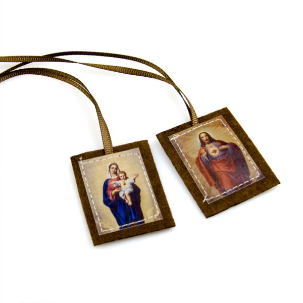 Wholesale Handmade Scapular Catholic Scapular Holy Amulet Pendant Decoration Cross-Border Jewelry