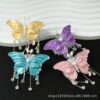 Wholesale colored butterfly diamond ball tassel beads